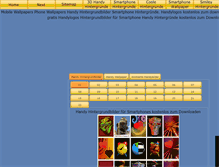 Tablet Screenshot of mobile-wallpapers.de
